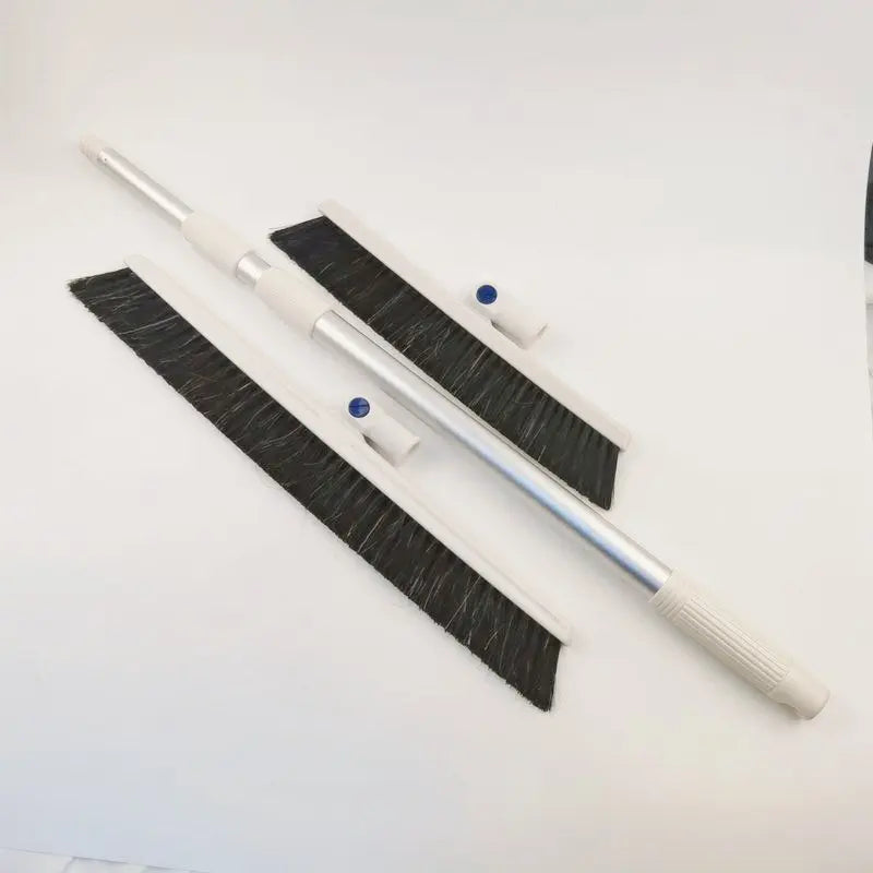 Push Broom Brush Stiff Bristles Broom Head Telescopic Heavy-Duty Outdoor Commercial for Cleaning Bathroom Kitchen Broom