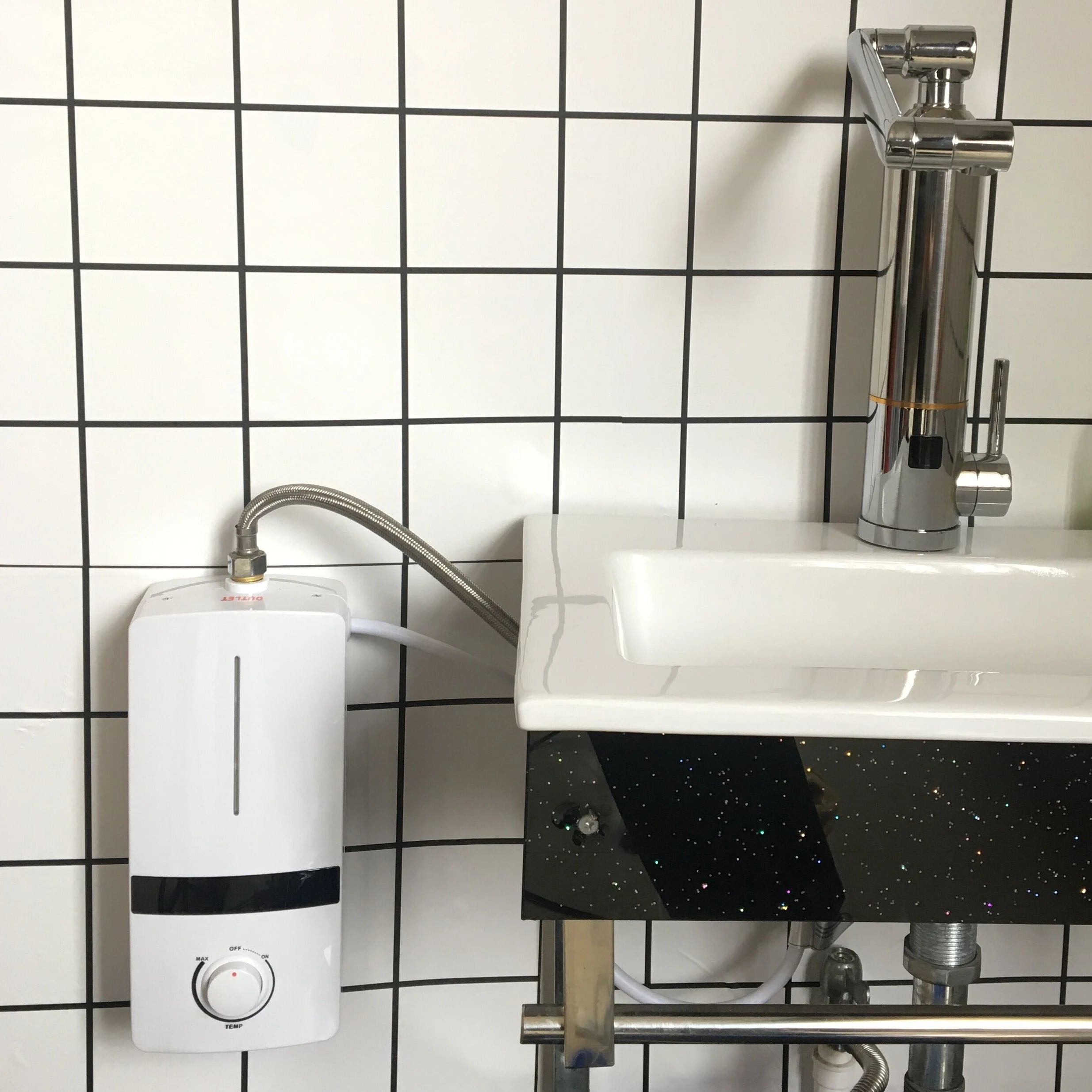 single point three phase bath shower Tankless instant electrical water heater