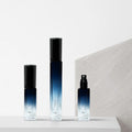 5ml 10ml Gradient Blue Brown Perfume Bottle Empty Glass Square Thick Bottom Atomizer Travel Cosmetic Refillable Spray Bottle