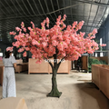 Customized UV-Resistant Outdoor/Indoor Indoor Decorative Plants Artificial Wedding Decoration Cherry Blossom Tree Fiberglass