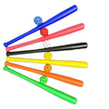 Custom Professional Kids Training Practice Baseball Set Wholesale PVC Plastic Softball Tee Ball Bat Logo Printed Leather