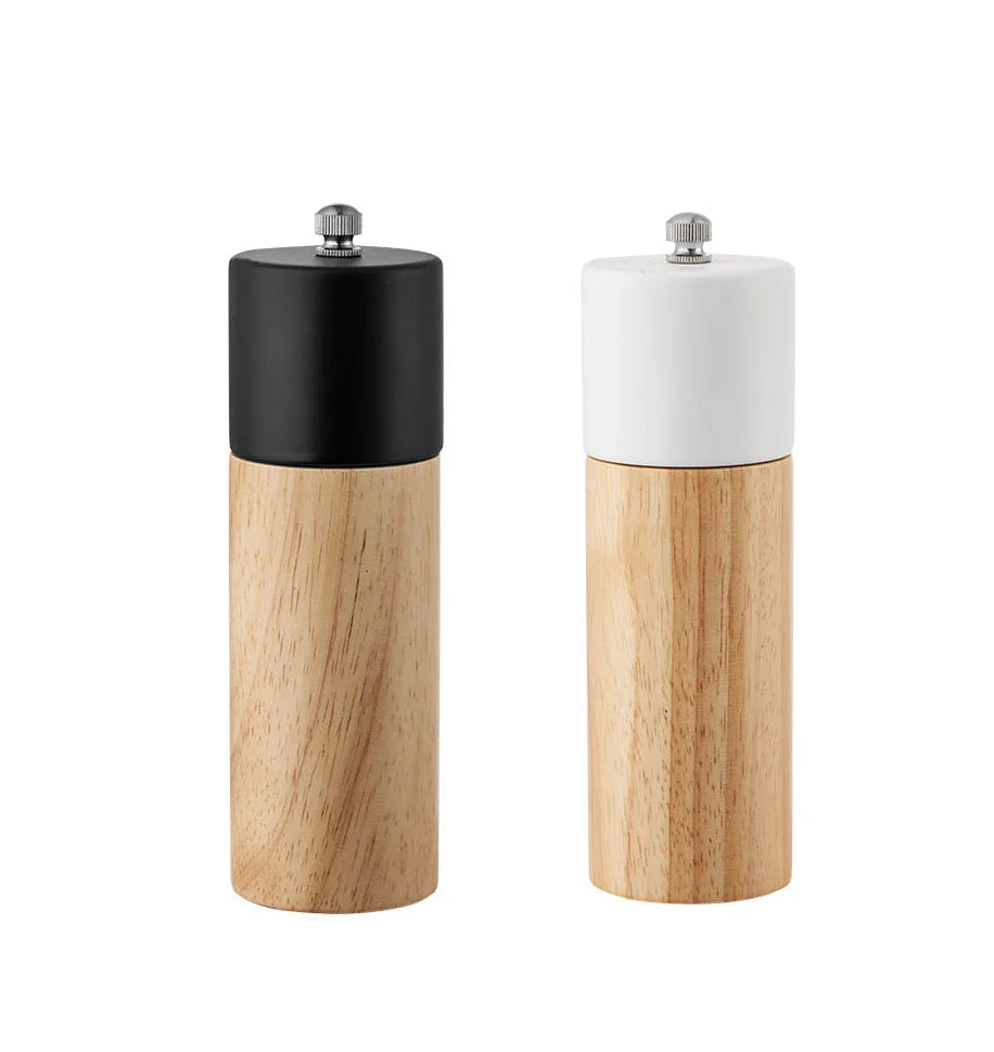 Wooden Pepper Mill Manual Salt and Pepper Grinder