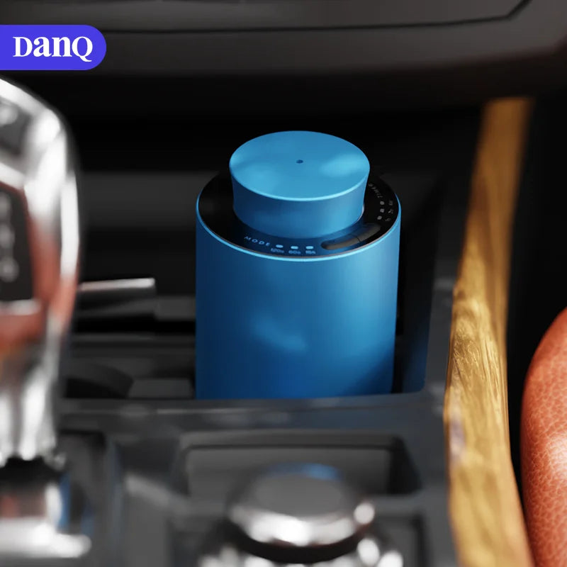Wholesale Portable Concise Style Aluminum Car Fragrance Essential Oil Dispenser Factory Supply Car Aromatherapy Diffuser Machine
