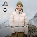 Mountain Series PELLIOT Outdoor Unisex Style Stand Collar Winter 800-puff Water-repellent Ultralight Warm Goose Down Jacket