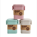 Microwave Oven Wheat Straw Plastic Dinner Soup Cup Bowl