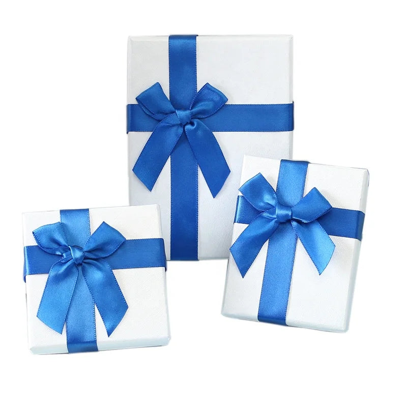 Jewelry Display Packaging Box Jewelry Gift Bow Carton Brand Jewelry Box for Wholesale Store