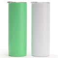 Sublimation Blanks Stainless Steel Luminous Cup Green 20oz UV Colour Changing and Glow in the Dark Tumblers Water Bottle