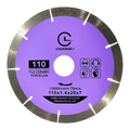 Super Sharp 110mm Segmented Ceramic Diamond Blade 1.4mm Thickness Sintered Diamond Cutting Disc for Porcelain Tile Marble