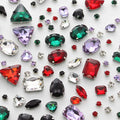 100pcs mixed claw drill glass crystal sew on rhinestones DIY clothing accessories wedding