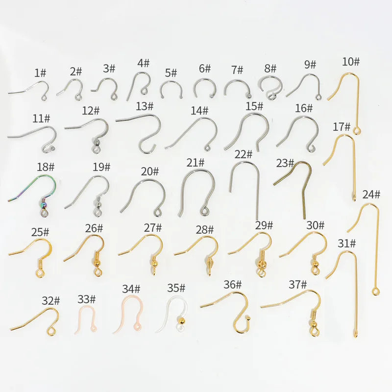 Dongguan Stainless Steel Earrings Fish French Hook Leverbacks Kidney Wire Components for DIY Earring Jewelry Making