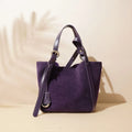 Hot Sale New Frosted Cowhide Handbag for Women Autumn and Winter Simple Fashion Soft Suede Genuine Leather Ladies Bag