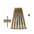 Window Concrete Frame Screws Flat CSK Head Zinc Plated Stainless Steel ISO Metric 7.5mm