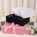 Ready to Ship Luxury Folding Cardboard Packaging Collapsible Magnetic Gift Box With Ribbon