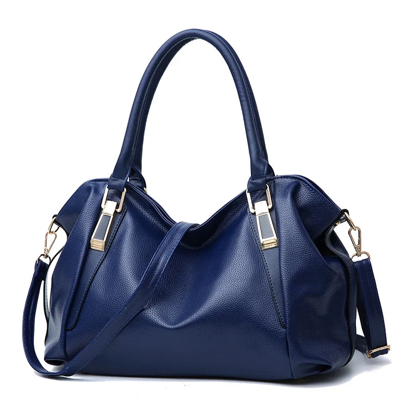 Wholesale Custom Logo Fashion Trendy Soft Leather Ladies Shoulder Luxury Tote Bag Bolsos Designer Handbags for Women