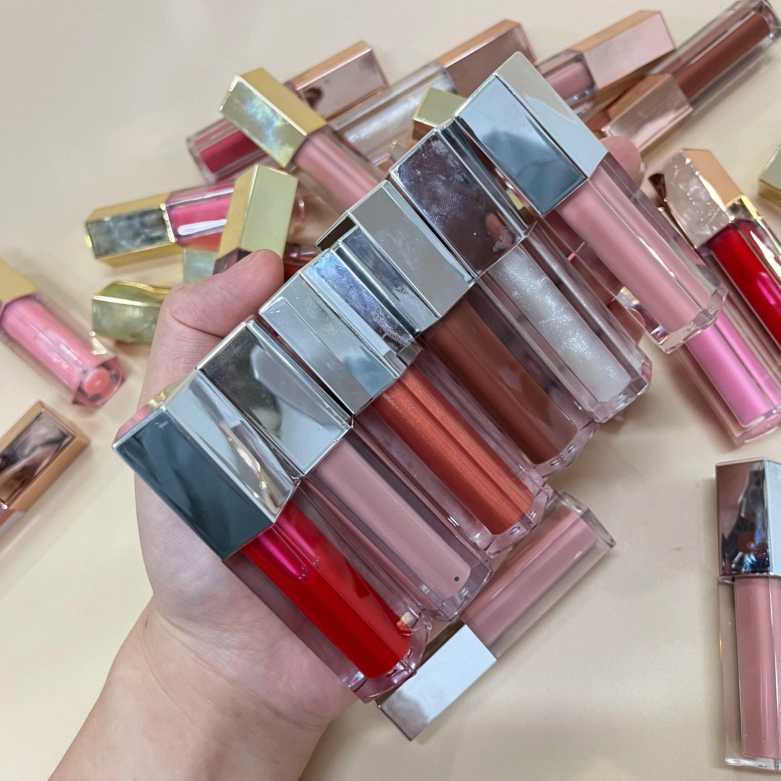 Popular Lip Cosmetics Vegan Shine Drip Lip Cream Gloss Private Label