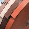 TOCO Furniture Accessories Wood Grain PVC Plastic Flexible Countertop Edging Edge Banding