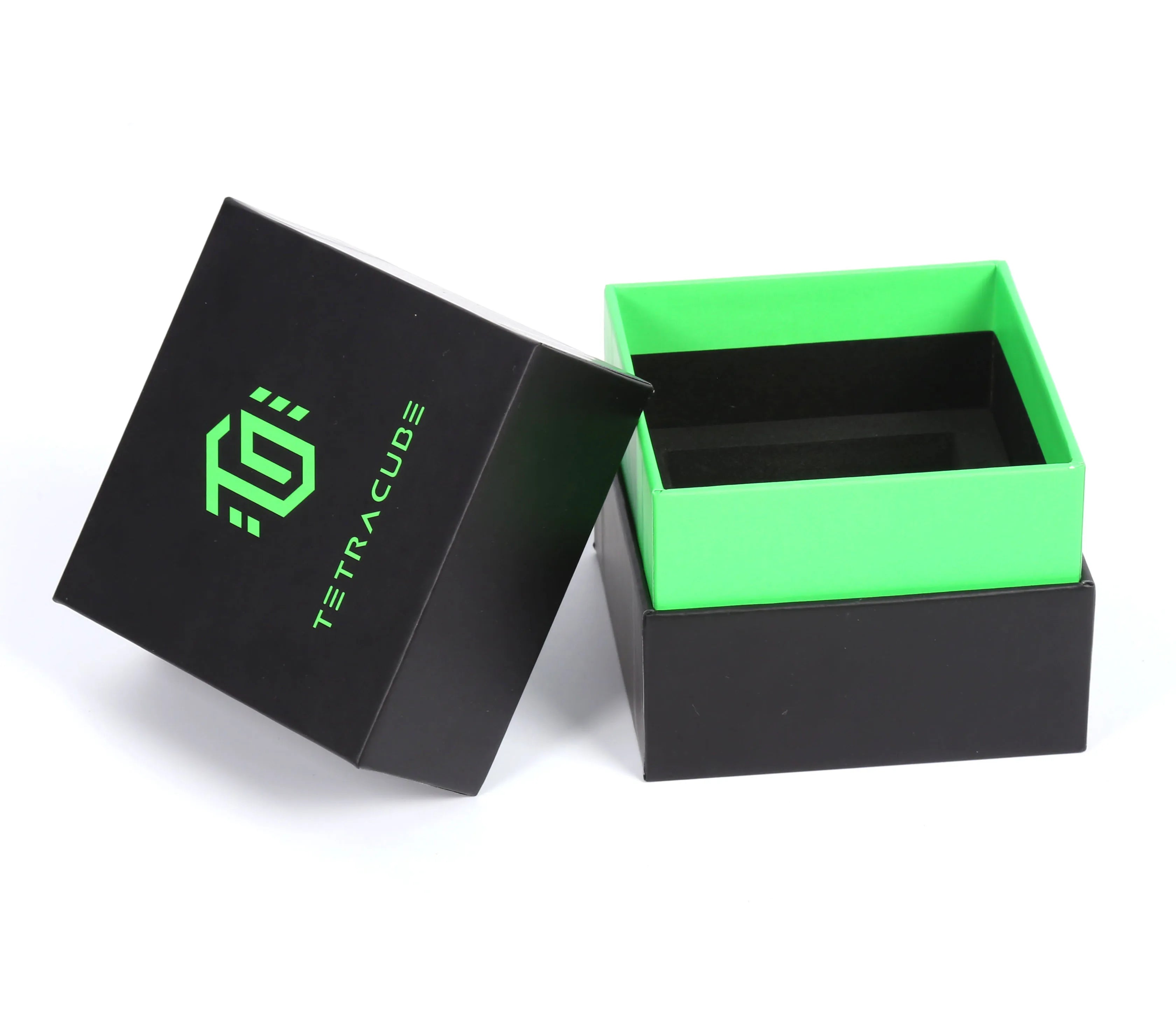 Small Foam Insert Paper Cube Box Recyclable Candle Box Packaging square Cardboard Box Packaging for Candles