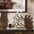 Modern Abstract Style Ceramic Hand Sculpture Small Ornaments for Interior Table Cabinet Living Room Decoration Home Decor