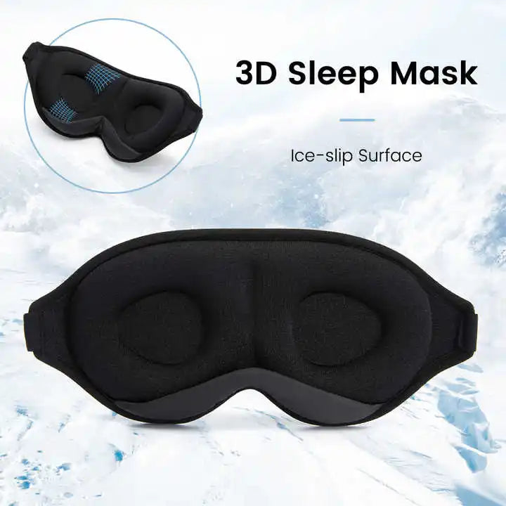 100% Blackout Sleeping Mask for Men Women Soft and Comfortable Sleeping Mask for Blocking Light Eye Mask for Sleeping