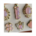 Jewelry Wholesale Jade Pendants Women butterfly Pendant Buddha pink pink Jewellery Stone with Blessing Meanings.