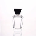 Wholesale Factory Vintage 50ml Square Clear Refillable Luxury Glass Perfume & Skin Care Cream Spray Bottle with Pump Sprayer