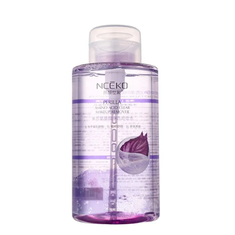 Wholesale Organic 500ml All in One Liquid Amino Moisturizing Acid Micellar Cleansing Makeup Removing Water for Face