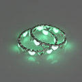 Fashion  Hollow Out Love Ring   Adjustable Heart-shaped Glowing Jewelry Fluorescent Finger Ring