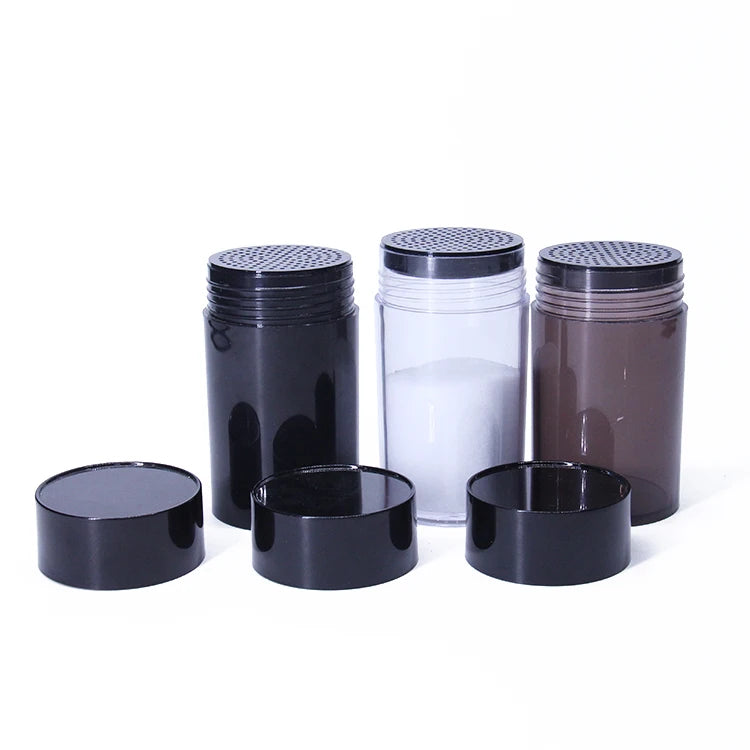 Wholesale 25G Black Color Refilling Ps Material Hair Skin Care Jar With Logo Printing