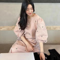 Wholesale 2026 Spring New Sweet Age Reducing Heavy Industry Embroidered Little Daisy Loose Split Lantern Sleeves Women's Dress