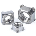 DIN928 Din 928 square Spot Welding Round Threads Lock Nut Square Welding Nuts Square Weld Deep Collar Nuts for Car