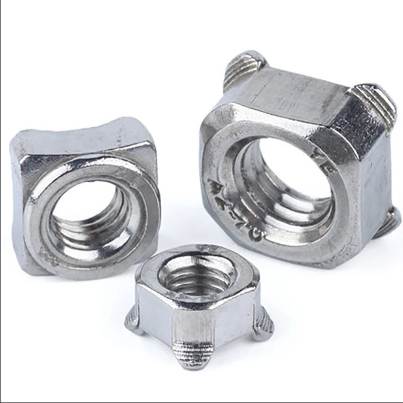 DIN928 Din 928 square Spot Welding Round Threads Lock Nut Square Welding Nuts Square Weld Deep Collar Nuts for Car