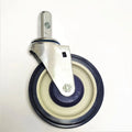 HM2207 Series 3/4/5/6 Inches Swivel Locking Top Plate Wear Proof Caster Wheels for Chairs and Stool Store Trolley