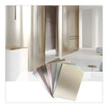 Eco-Friendly Composite Fiber Metal Texture Carbon Crystal / Bamboo Charcoal Wood Veneer Wall Panel Board