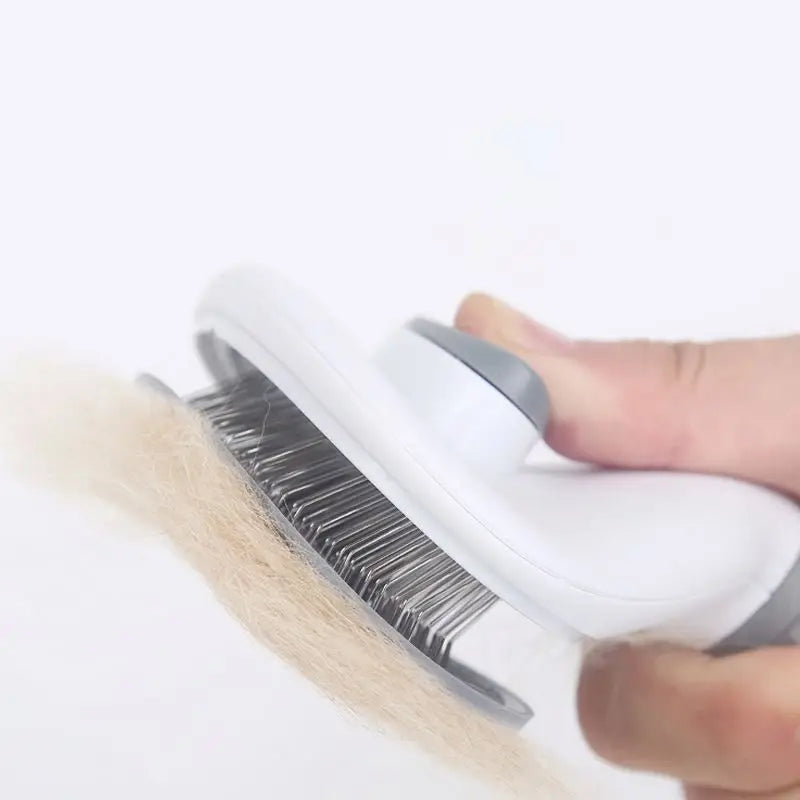Pet Hair Removal Flea Comb for Small Dogs MgGU Stainless Steel Needle Material Pet Needle Comb