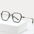 Wholesale Retro TR90 Men Glasses Frame Anti Blue Light Eyeglasses Frame Custom Prescription Ultra Light Square Optical Frame