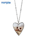 DIY Metal Necklace Pendant Metal Jewelry Zinc Alloy Sublimation Blanks Print Photo Necklace