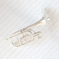 High Quality Gold Lacquered Marching Mellophone Brass Trumpet Instrument