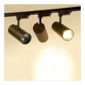 Cob Adjustable E27 Modern LED Track Spotlight for Commercial Clothing Store Exhibition Hall Dimmable Aluminum Alloy Ceiling