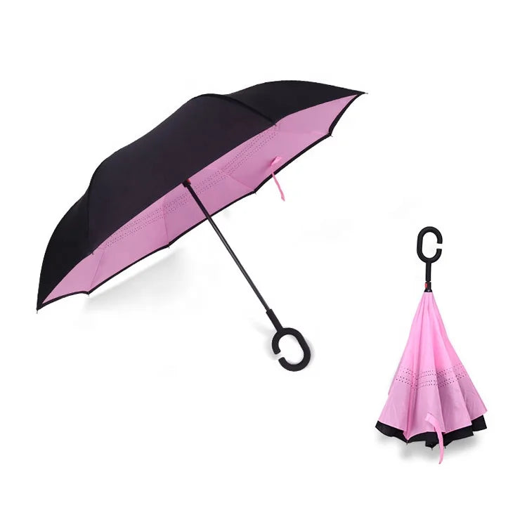 Top Quality Custom Printing Reverse Inverted Umbrella