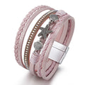 2025 New Bohemian Bracelets Exquisite Braided Leather Bracelet Summer Shell Starfish Leather Bracelets for Women