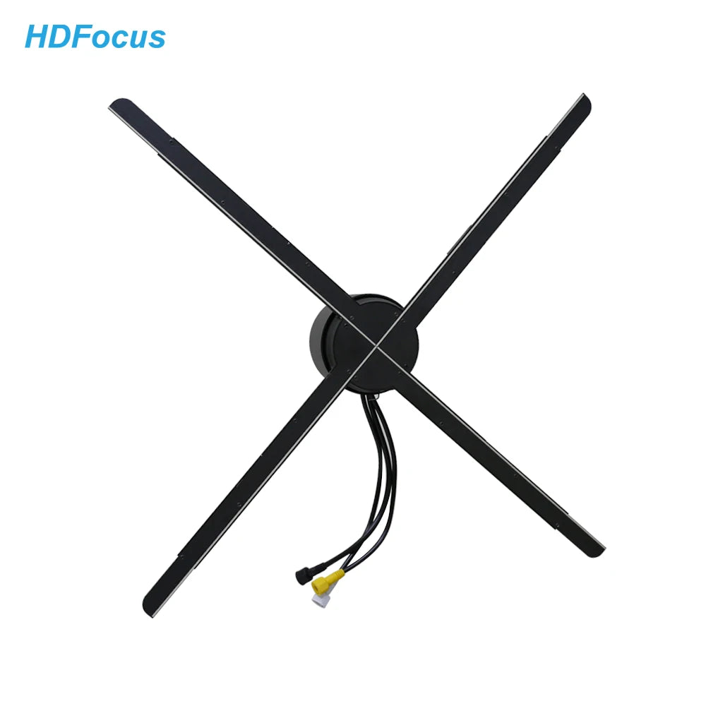 80CM High Resolution 3D Wifi Hologram LED Fan Holographic Projector Display Advertising 3D Holographic Fan for Outdoor Events