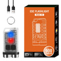 Boruit V3 Multifunction KeyChain High Power 900 Lumen Fluorescent Mini Flashlight 12 Modes Rechargeable Magnet LED Mini Torch