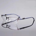 Wholesale Half Metal Flexible Temple Leg Optical Eyeglasses Frame for Men and Women Eyewear 2021