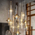 Star Shape Warmth Cafe Small Pendant Light Modern Chandelier for Kitchen Bedroom Bedside bar Indoor Decor Lamp