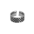 YK Popular Men's Retro Trendy Single Ring Unique Design Adjustable Opening Cool Style High End Ring Custom Wholesale