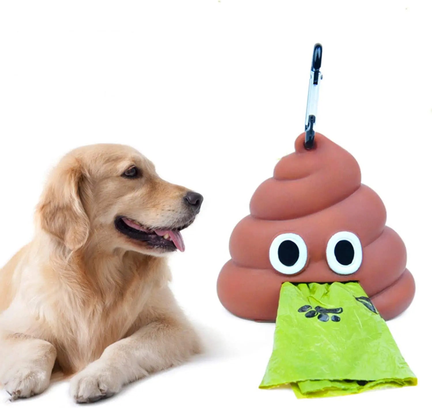 Wholesale  Dispenser Dog Poop Bag Holder Is Suitable for Dog Garbage Bags  Silicone Pet Poop Bag Dispenser