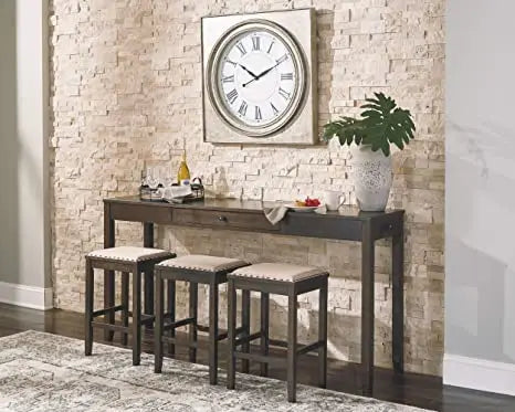 Modern Antique Style Long Console Table for Entry or Living Room Elegant Wooden Furniture for Home for Villa or Apartment