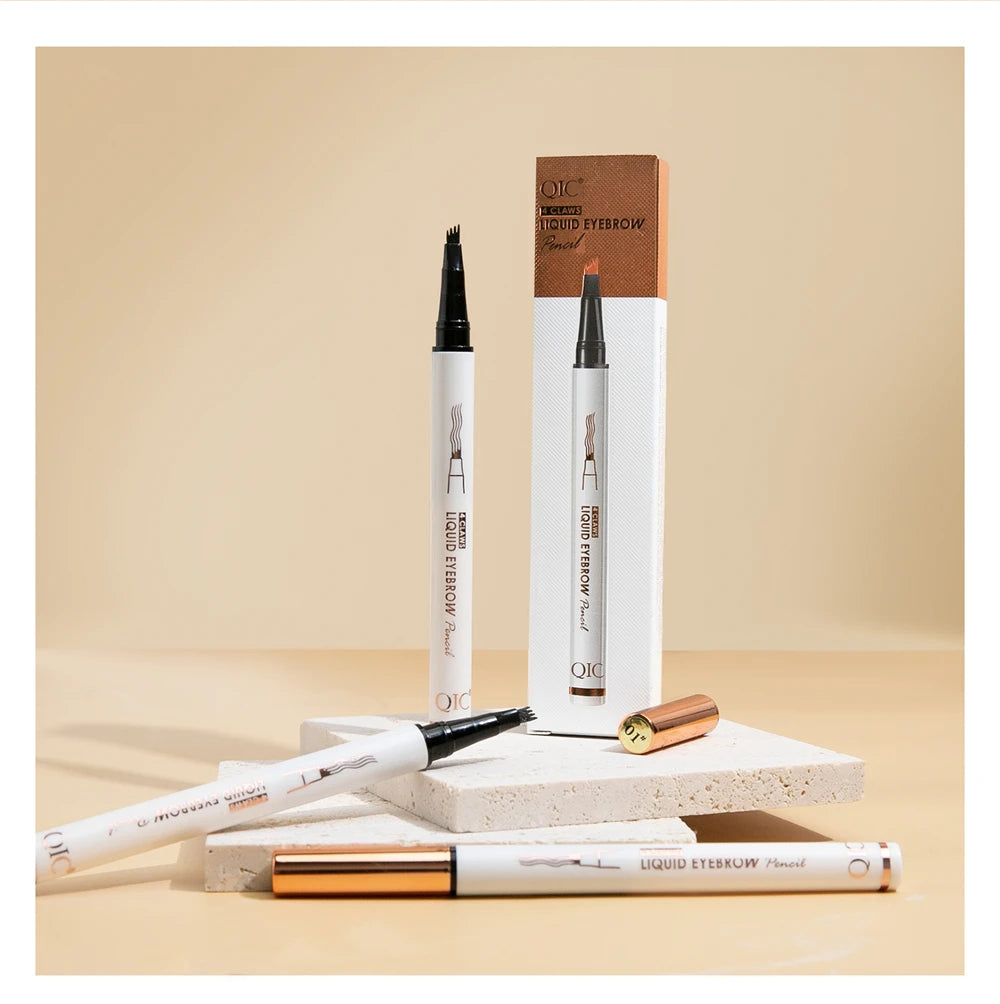 Liquid Eyebrow Liner Eyebrow Tint Dye Kit Enhancers 4 Colors Black Dark Coffee Light Coffee Microblading Eyebrows