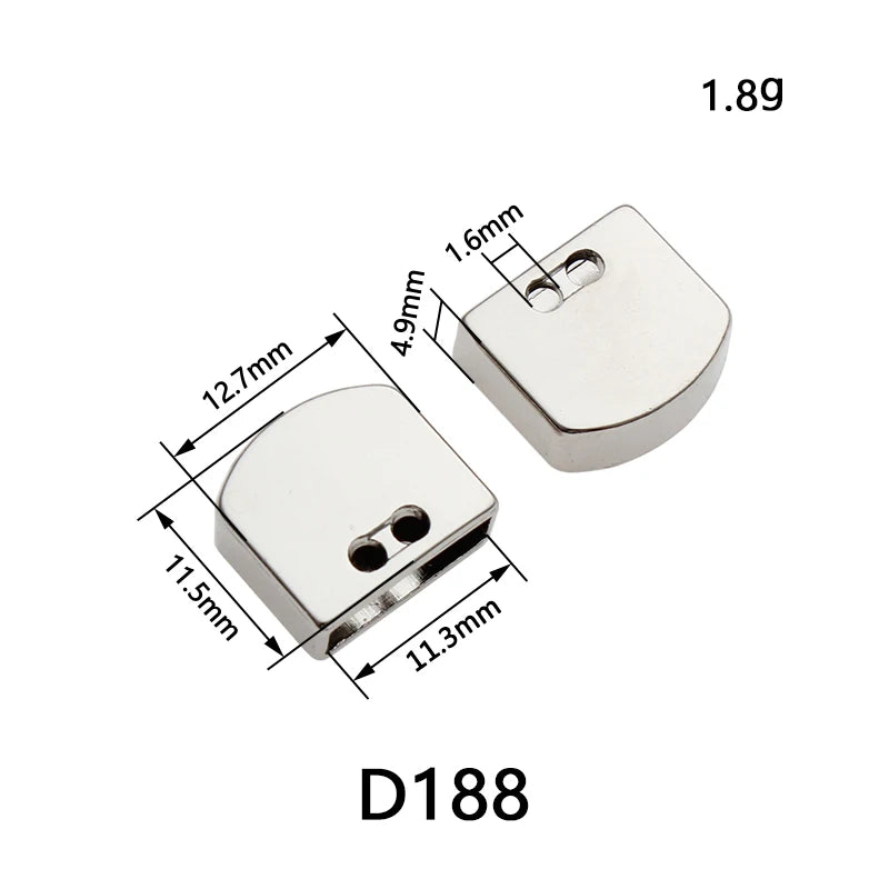 Wholesale Metal Silver Stopper Toggle Rope Clamp Cord Locks Drawstring End Stopper for Pants