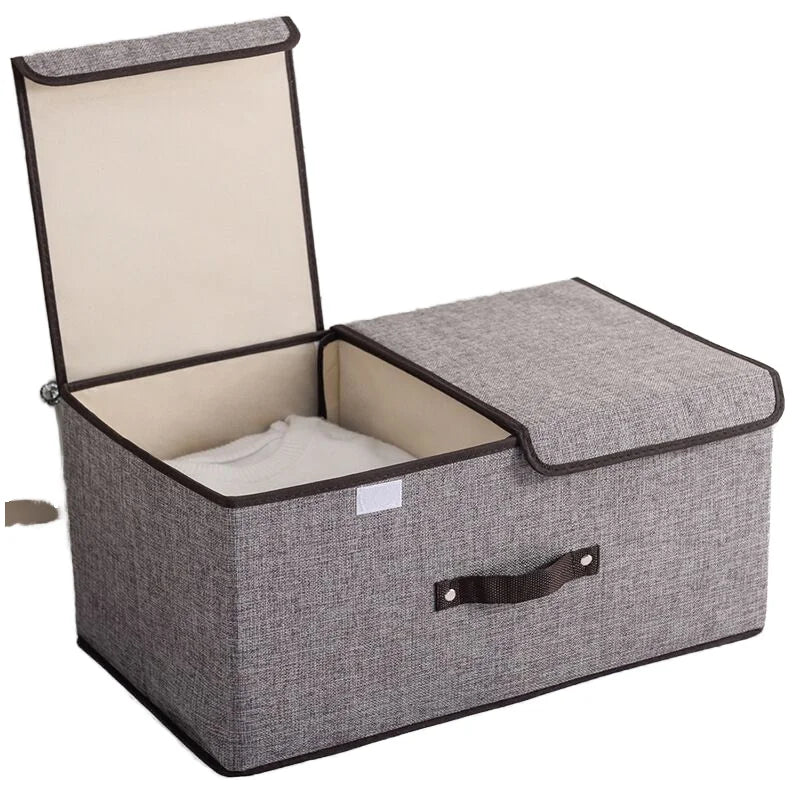 High Quality  Clothes Storage Box Household Toy Storage Box Foldable Organizing Box with Lip